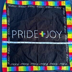 MACY’S (3 Bundle)Vintage Pride + Joy Rainbow Scarf 90’s Gay Pride Parade Rare🌈🌈🌈